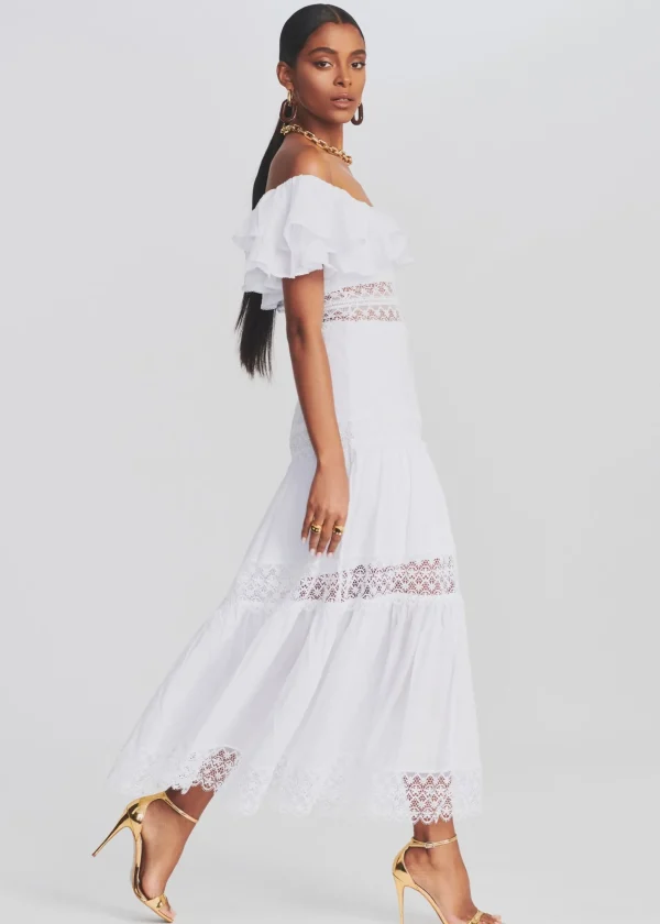 The Destination Bride*Retrofete Florence Long Dress White