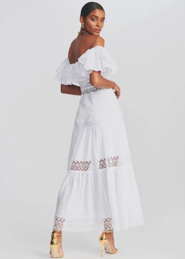 The Destination Bride*Retrofete Florence Long Dress White