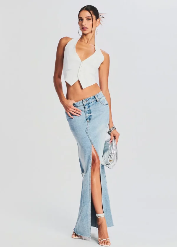 Tops*Retrofete Florence Vest White