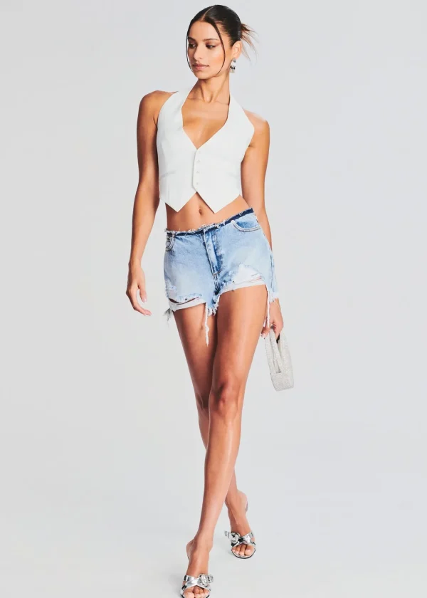 Tops*Retrofete Florence Vest White