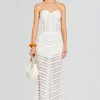 Maxi*Retrofete Florey Long Dress Natural White