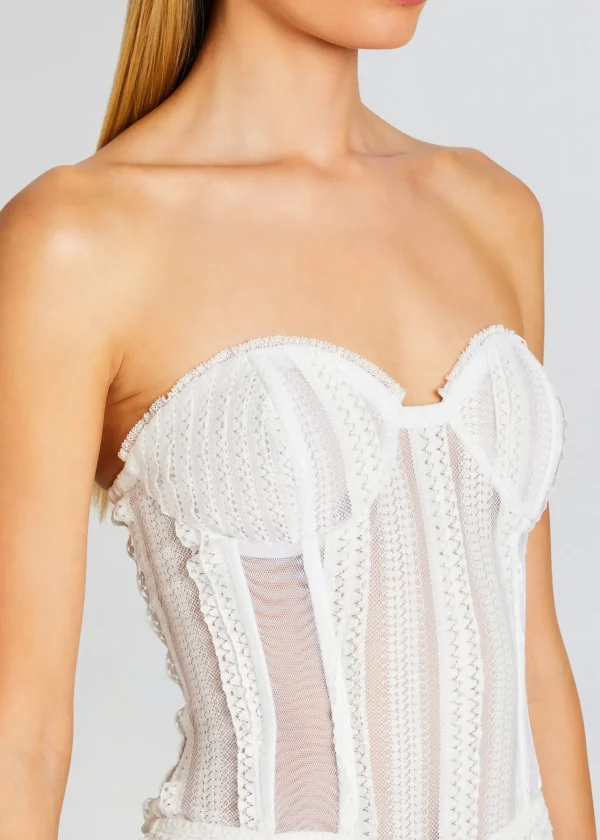 Sheer Bliss*Retrofete Florey Long Dress Natural White