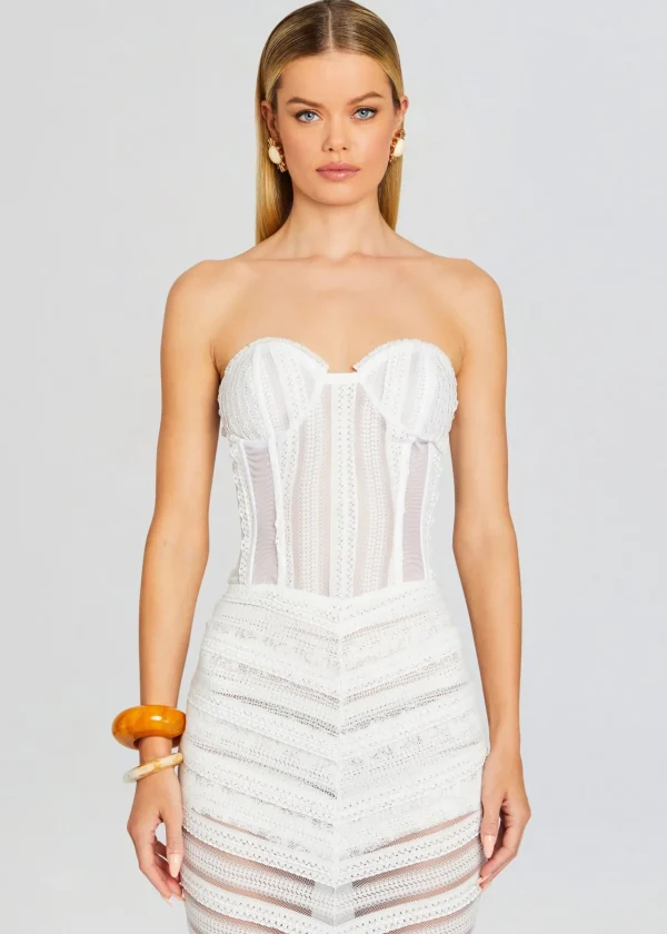 Dresses*Retrofete Florey Long Dress Natural White