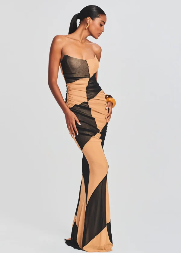 RETROFÊTE*Retrofete Ford Dress Black/Nude
