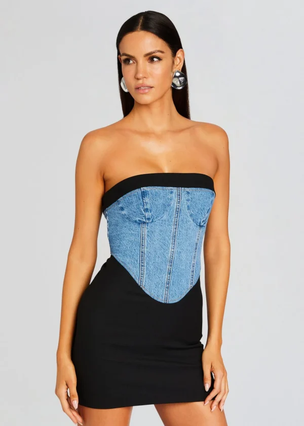 Dresses*Retrofete Freya Dress Black/River