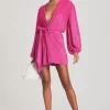 RETROFÊTE*Retrofete Gabrielle Sequin Robe Hot Pink