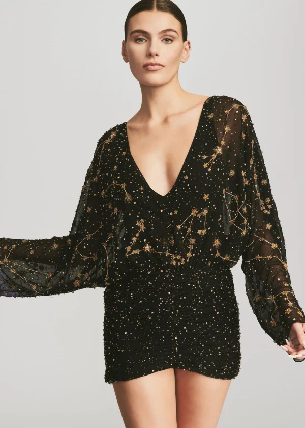 Dresses*Retrofete Gemini Dress Black/Gold