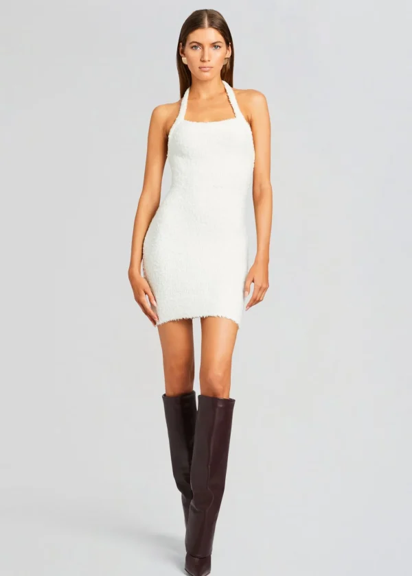 Dresses*Retrofete Georgiana Boucle Dress Winter White