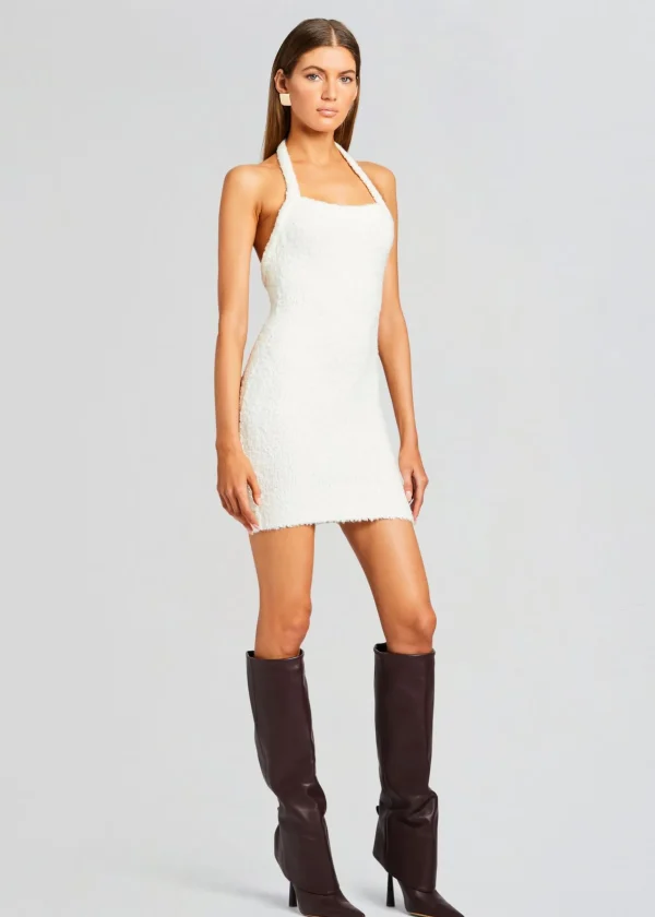 Dresses*Retrofete Georgiana Boucle Dress Winter White
