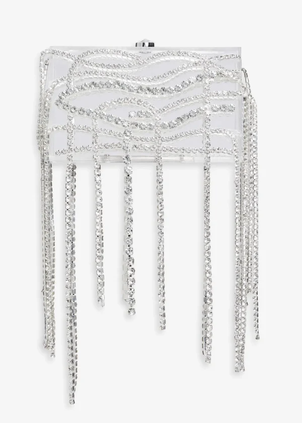 Accessories*Retrofete Georgina Crystal Bag Clear/Silver