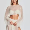 The Destination Bride*Retrofete Grace Cropped Shirt Cream
