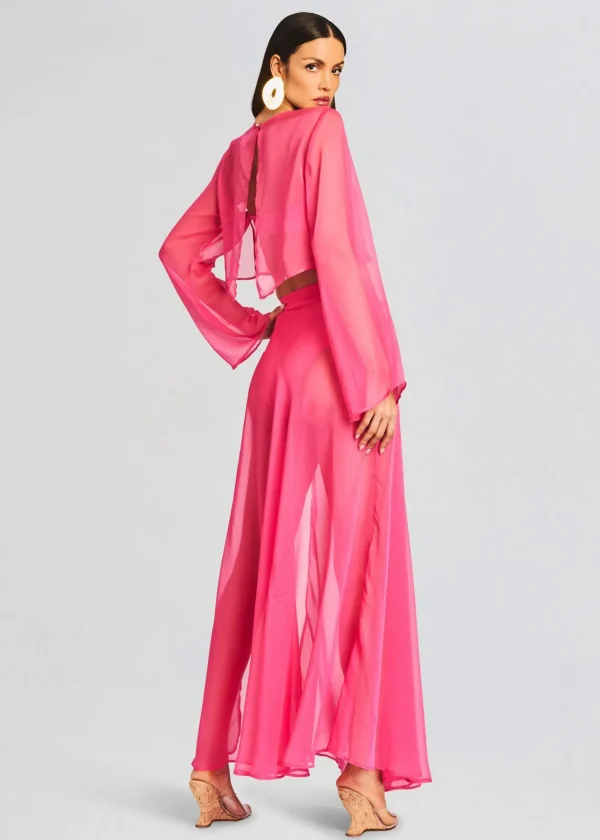 Swim*Retrofete Grace Cropped Shirt Rose Blossom