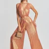Guest Of*Retrofete Graciane Jumpsuit Apricot