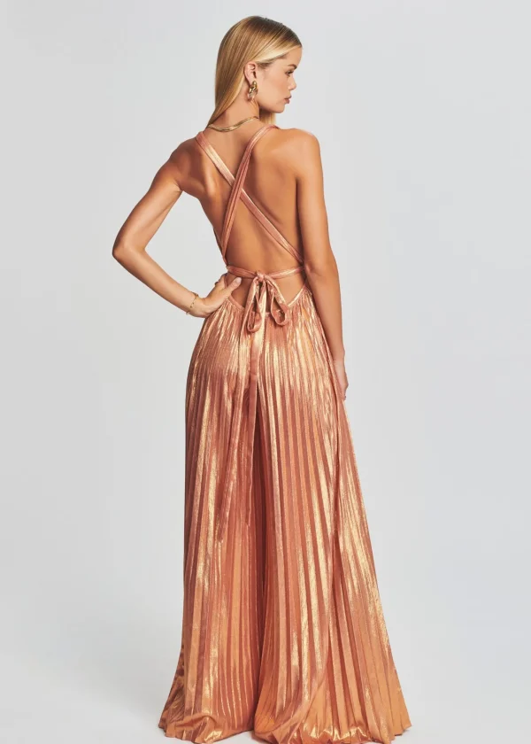Guest Of*Retrofete Graciane Jumpsuit Apricot