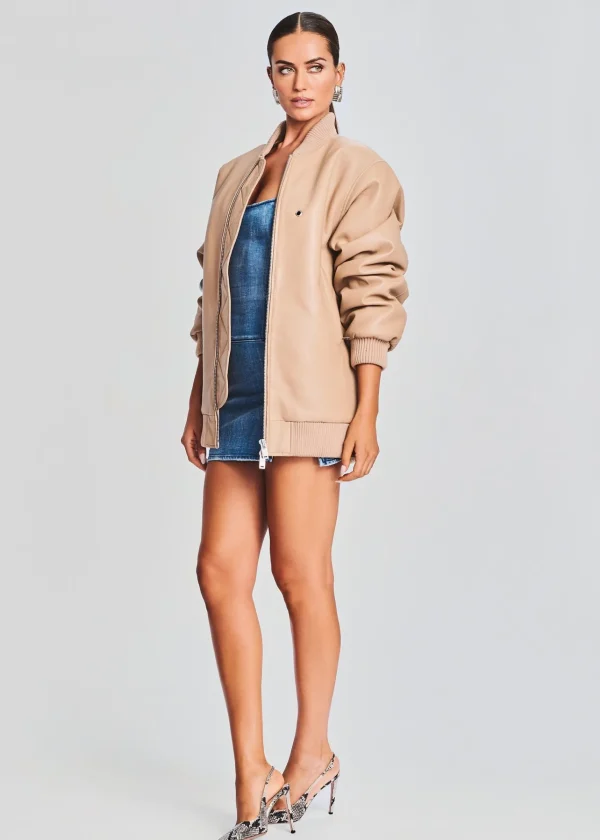 Jackets*Retrofete Halle Leather Jacket Tannin