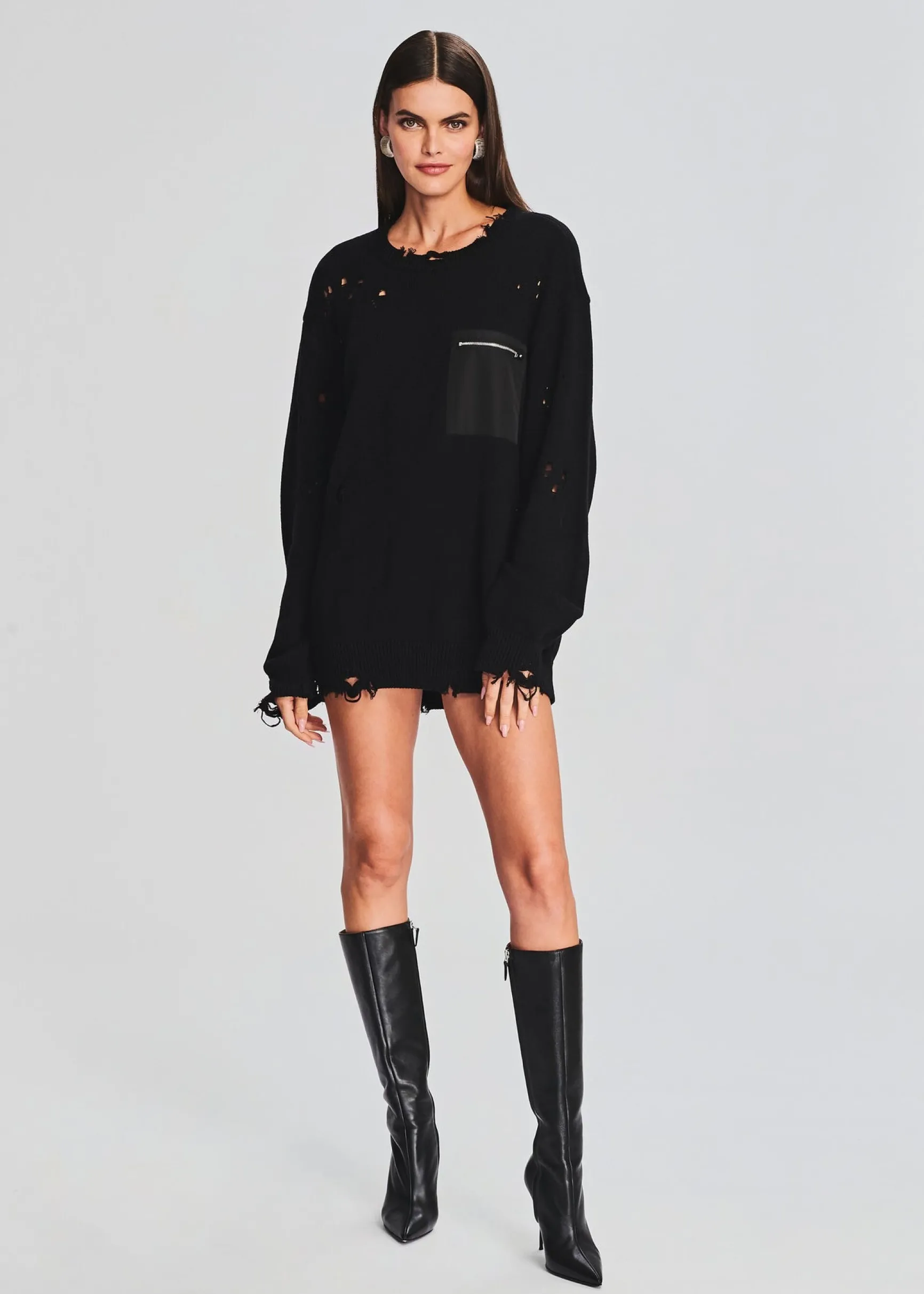 hank_sweater_dress_0.webp Dresses*Retrofete Hank Sweater Dress Black