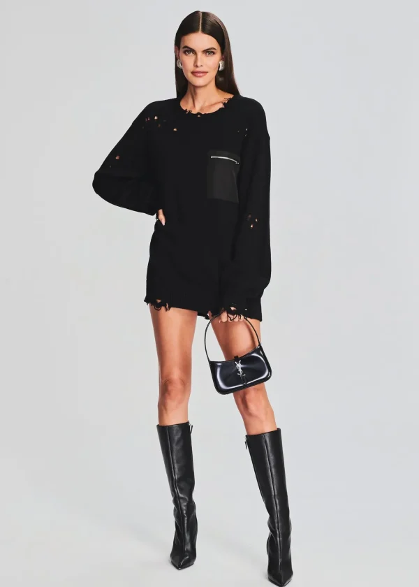 Dresses*Retrofete Hank Sweater Dress Black
