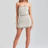 Dresses*Retrofete Heather Pearl Dress White/Silver