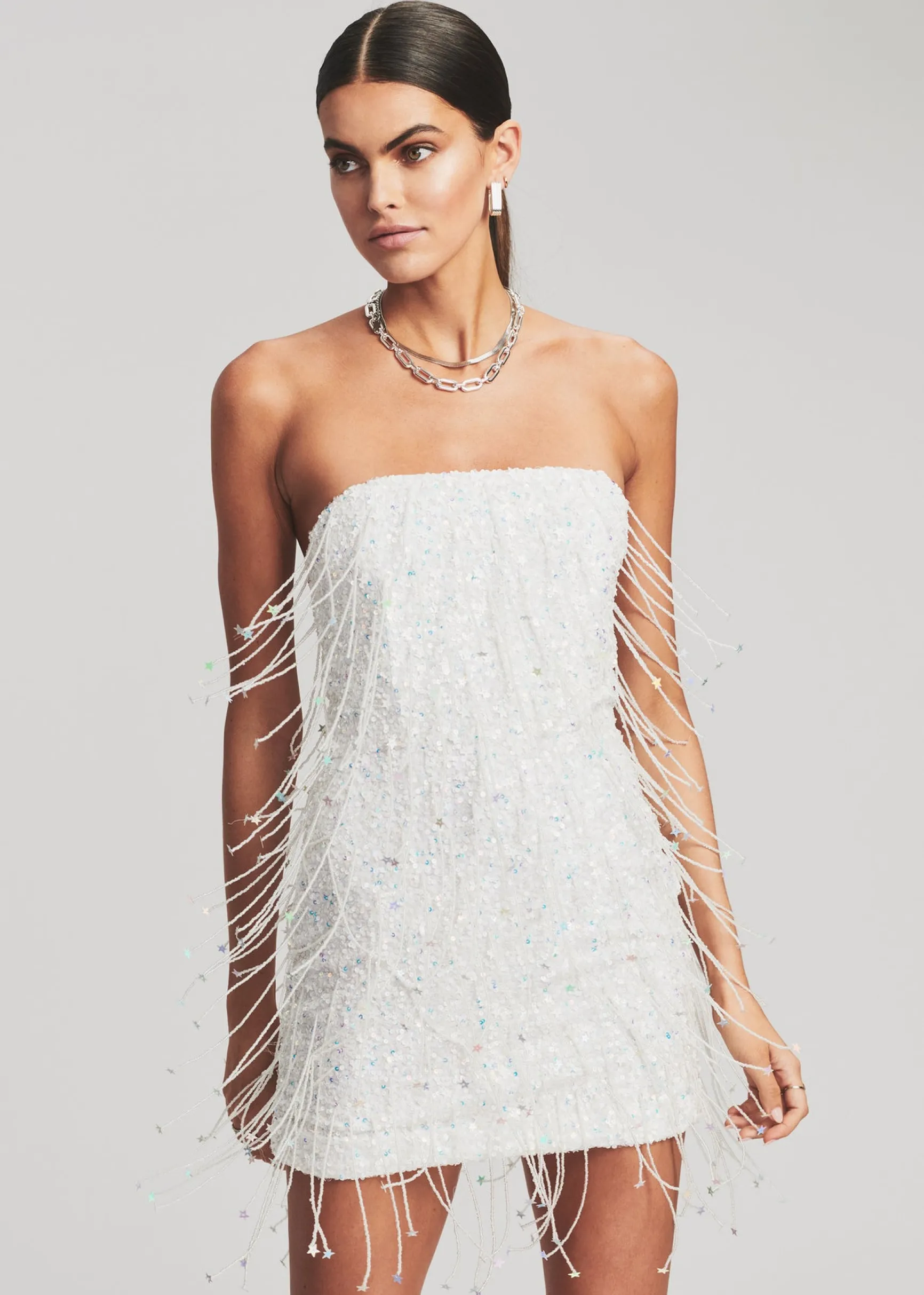 heather_sequin_star_fring_4-2.webp Bachelorette Party*Retrofete Heather Sequin Star Fringe Dress White w/ Stars