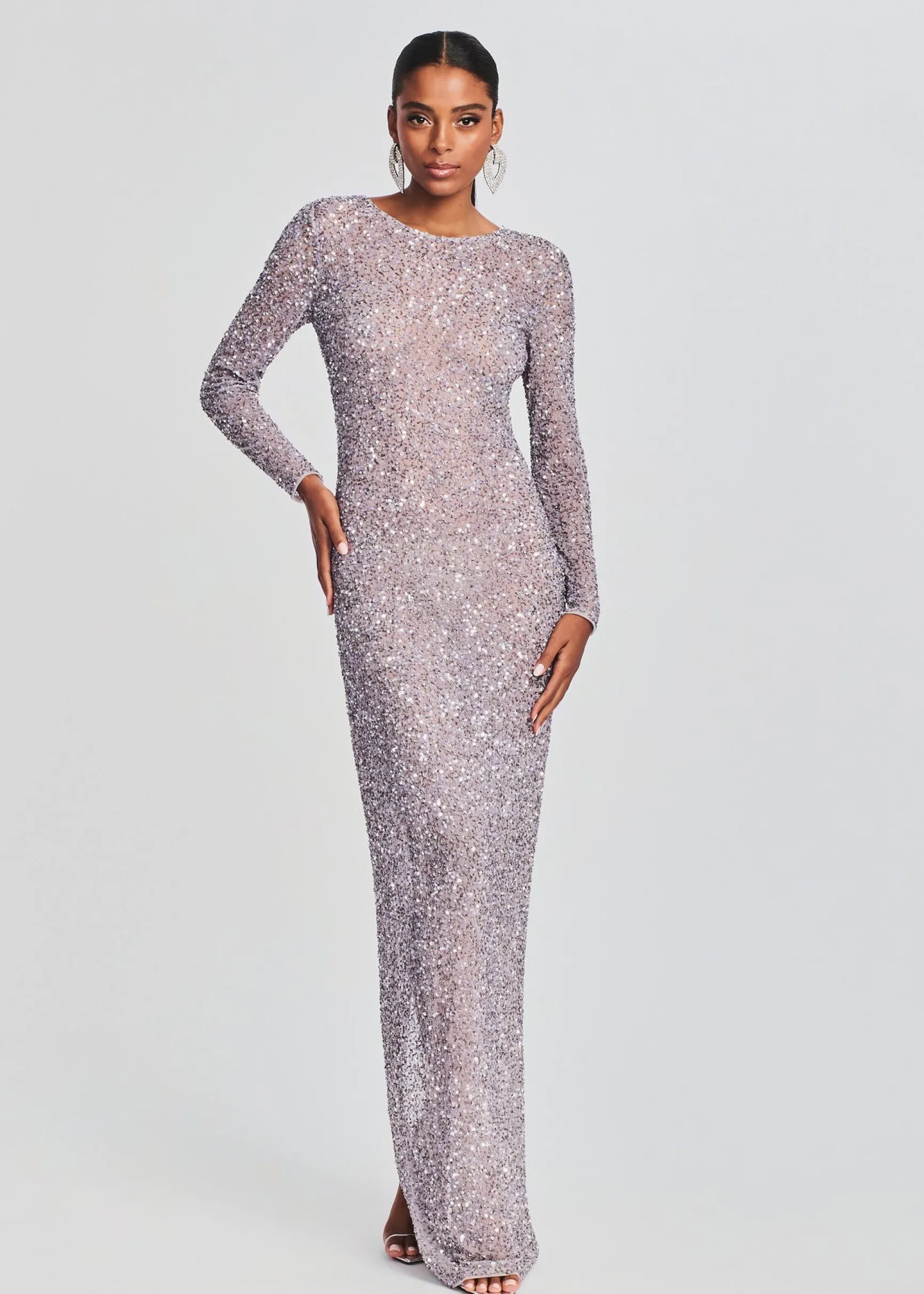 heidi_sequin_dress_0-16.webp RETROFÊTE*Retrofete Heidi Sequin Dress Mink Grey