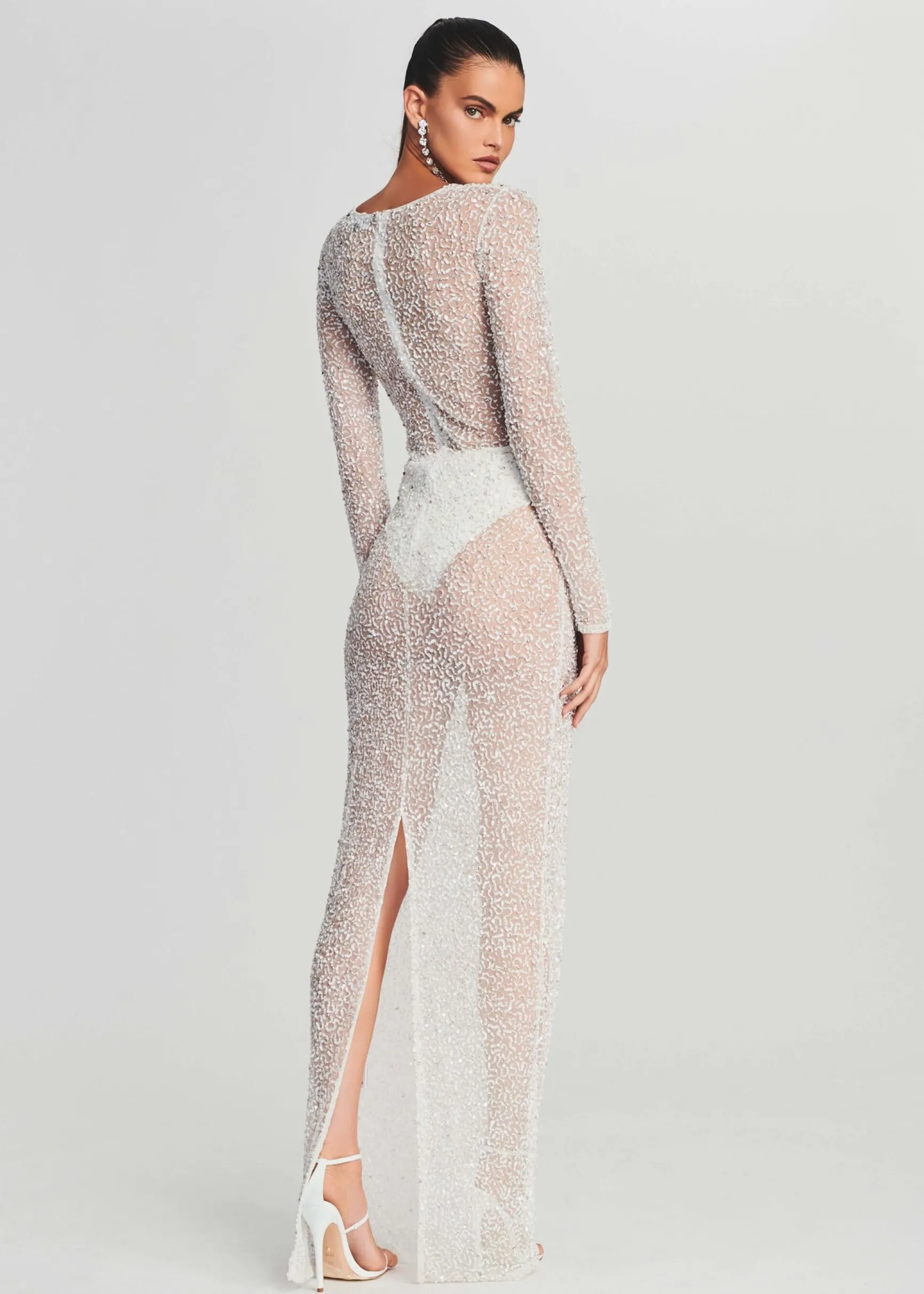 heidi_sequin_dress_3.webp The Destination Bride*Retrofete Heidi Sequin Dress White