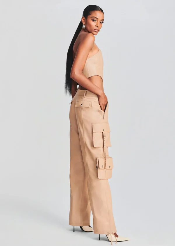 Bottoms*Retrofete Honey Leather Pant Tannin