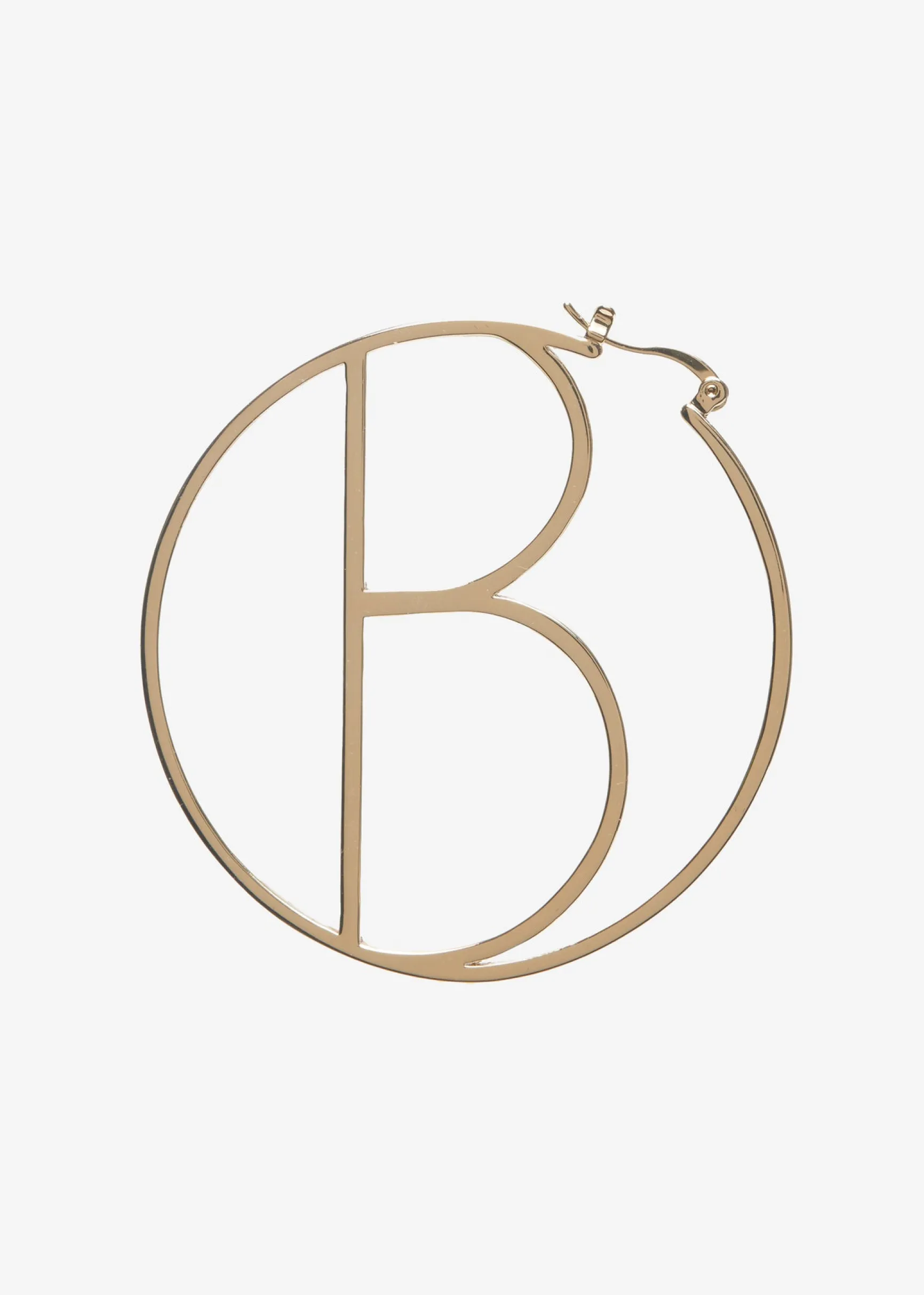 hoop_letter_earring_2-1.webp Accessories*Retrofete Hoop Letter Earring Gold