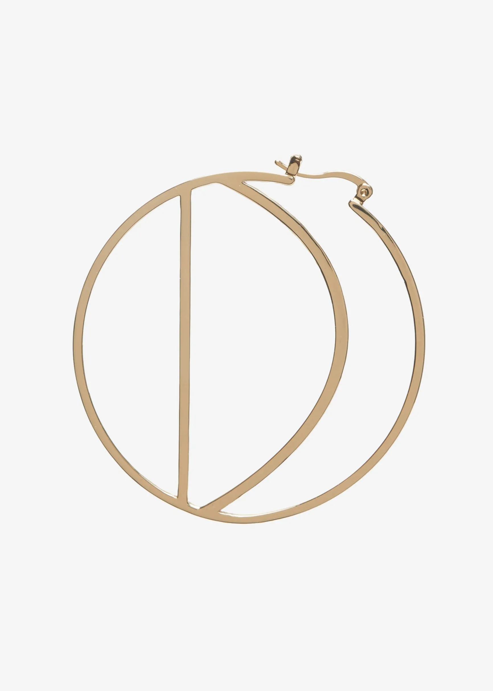 hoop_letter_earring_4-1.webp Accessories*Retrofete Hoop Letter Earring Gold