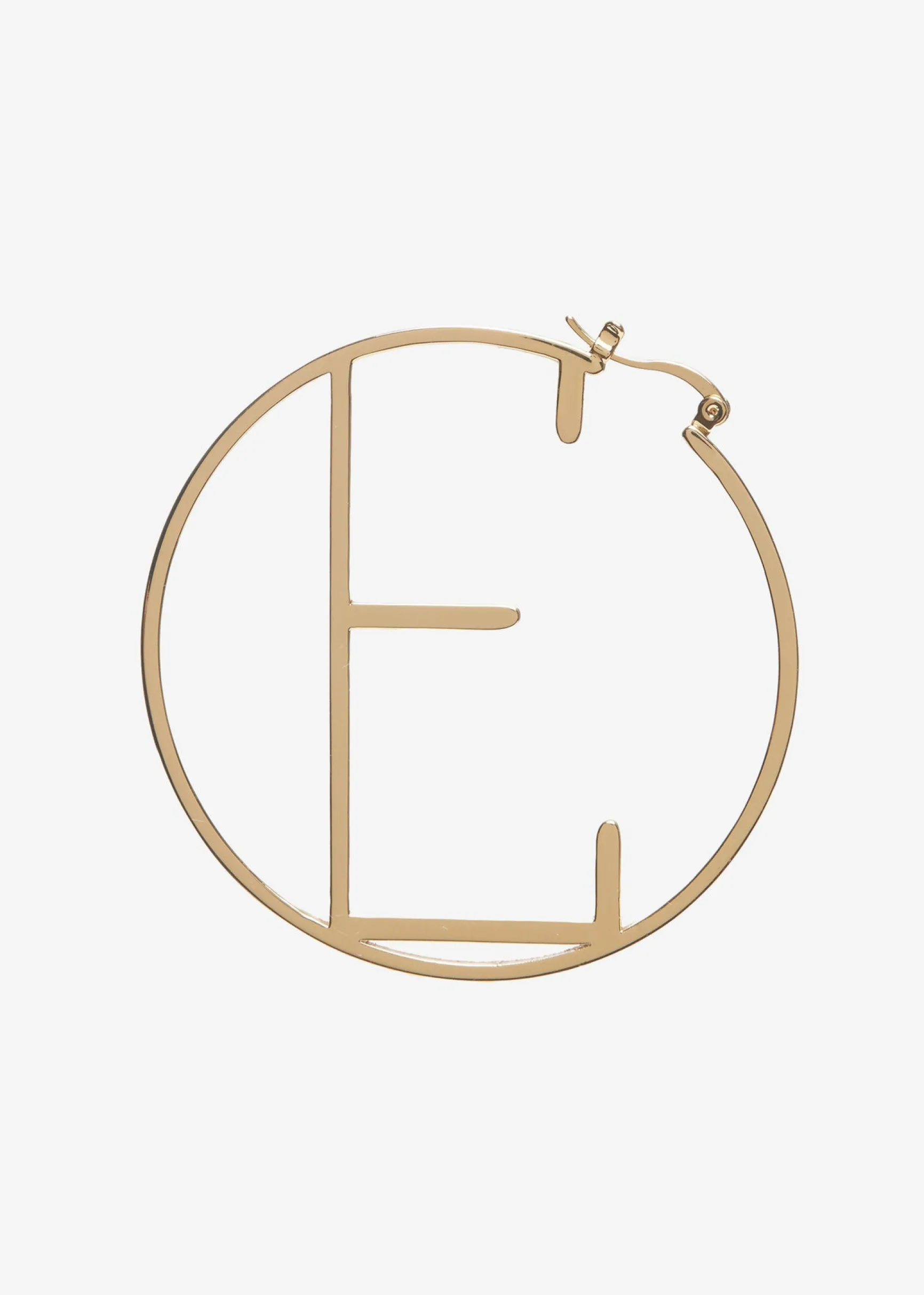 hoop_letter_earring_5-1.webp Accessories*Retrofete Hoop Letter Earring Gold