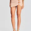 RETROFÊTE*Retrofete Hydra Skirt Nude/Pink