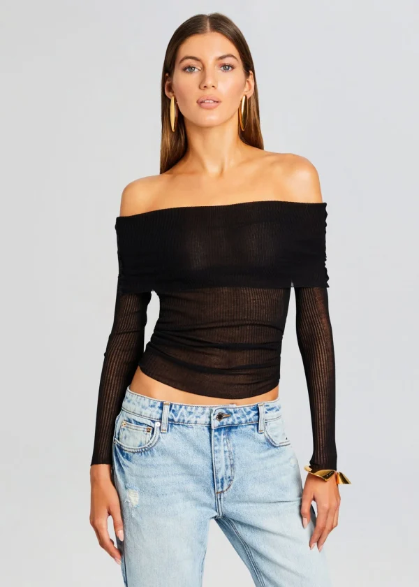 Tops*Retrofete Idalia Top Black