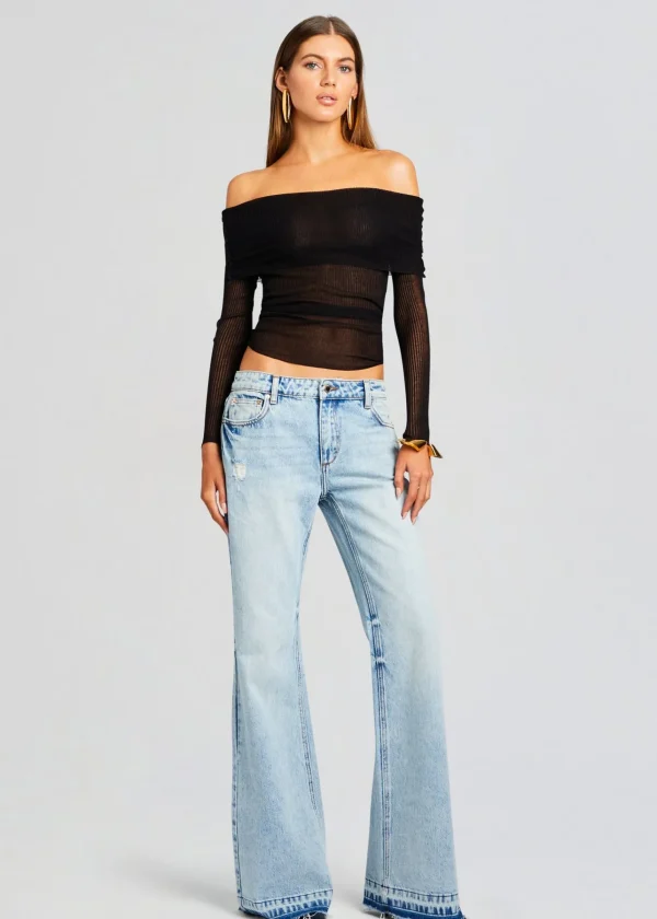 Sheer Bliss*Retrofete Idalia Top Black
