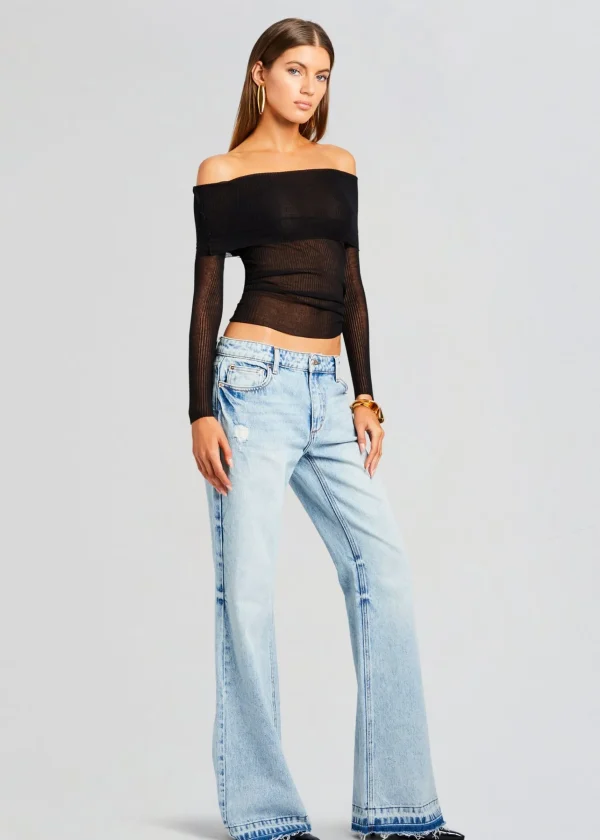 Sheer Bliss*Retrofete Idalia Top Black