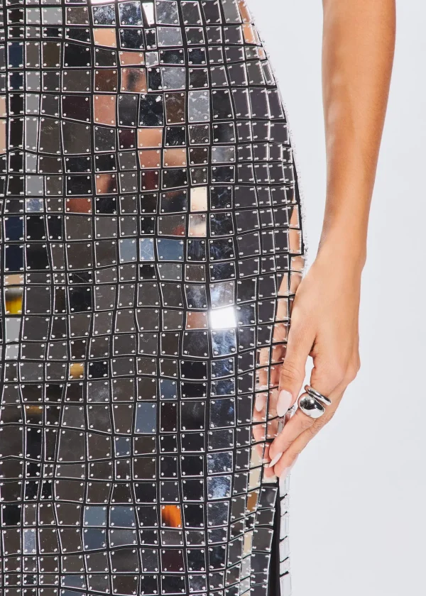 Subtle Shimmer*Retrofete Imani Dress Black/Silver