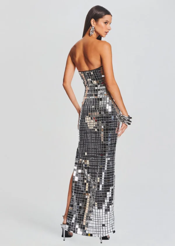 RETROFÊTE*Retrofete Imani Dress Black/Silver