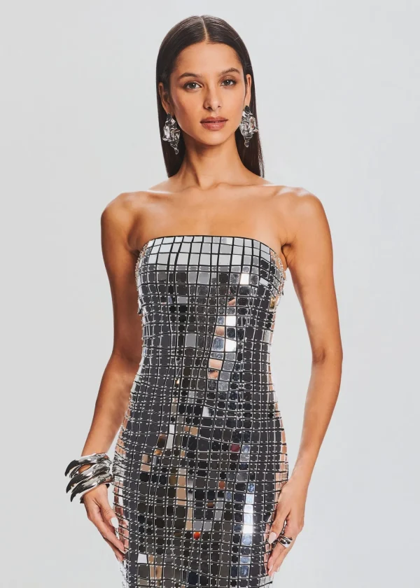 RETROFÊTE*Retrofete Imani Dress Black/Silver