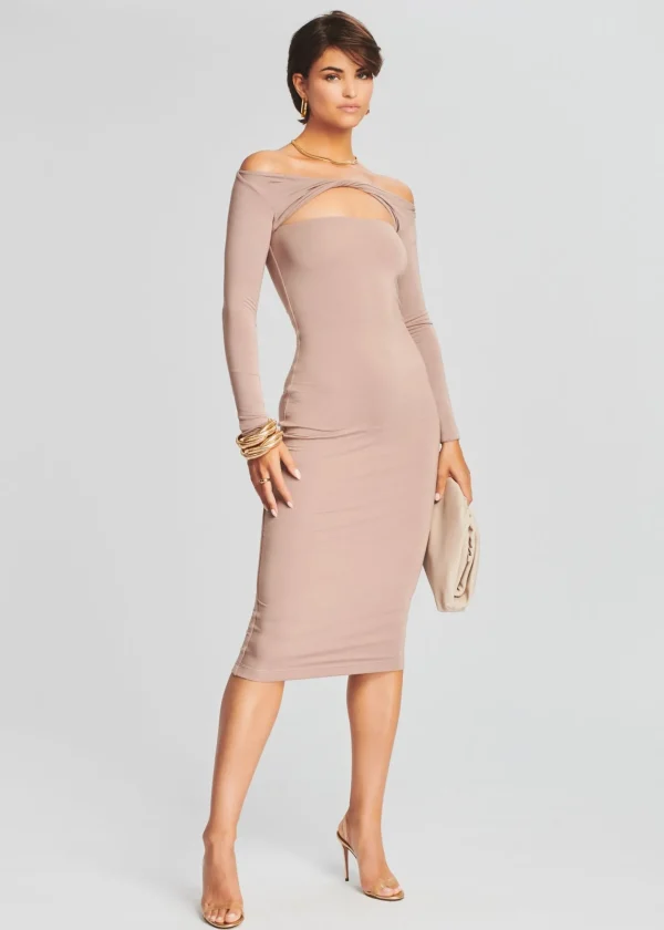 Midi*Retrofete Irene Dress Dark Beige