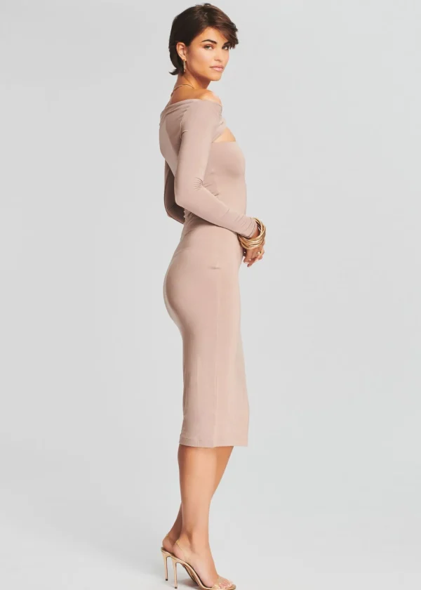 Midi*Retrofete Irene Dress Dark Beige