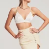 Honeymoon Looks*Retrofete Iris Silk Bralette White