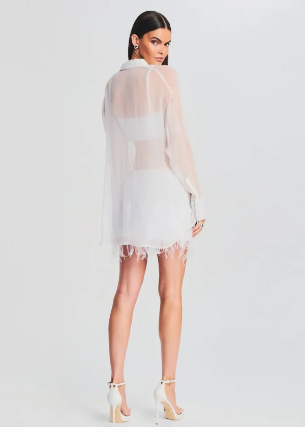 Bachelorette Party*Retrofete Irving Shirt White Pearl