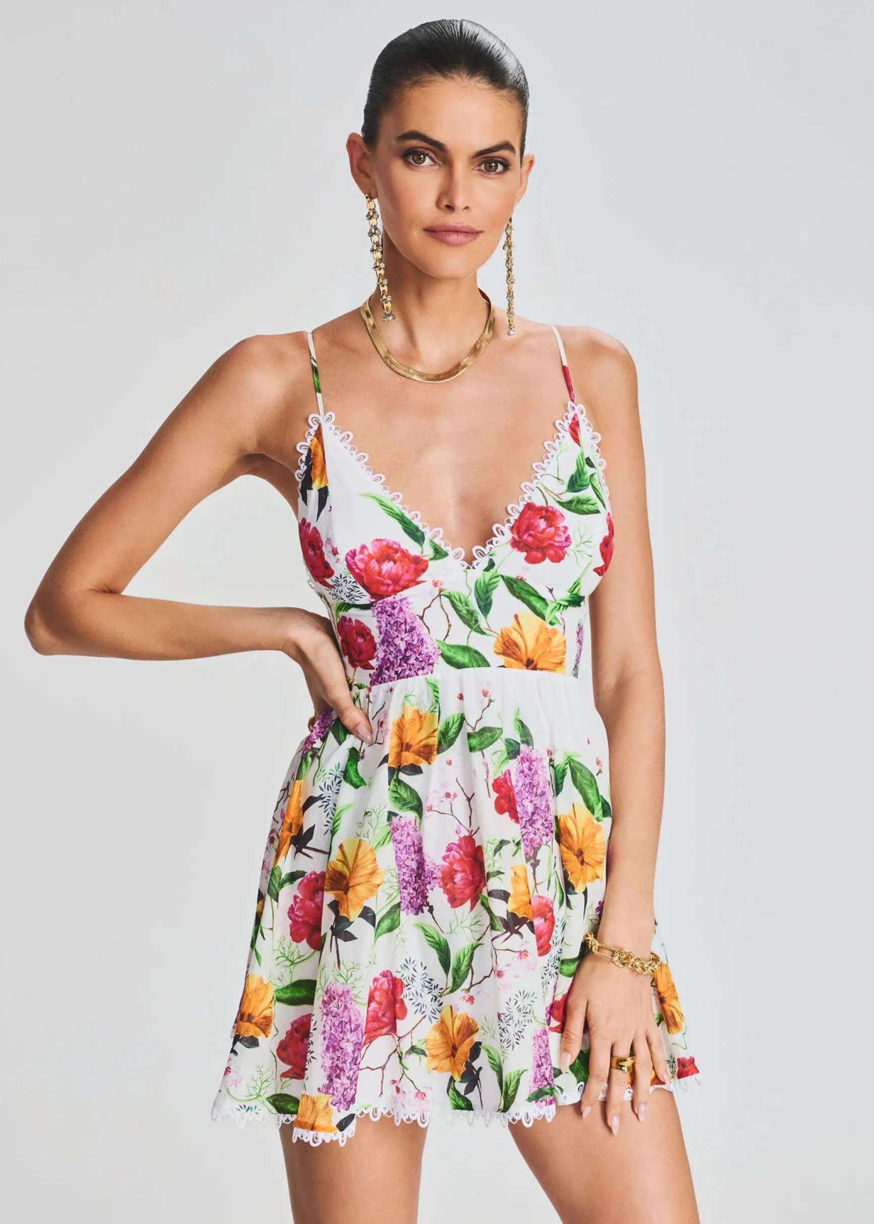 issya_short_dress_1.webp Honeymoon Looks*Retrofete Issya Short Dress White Bonita
