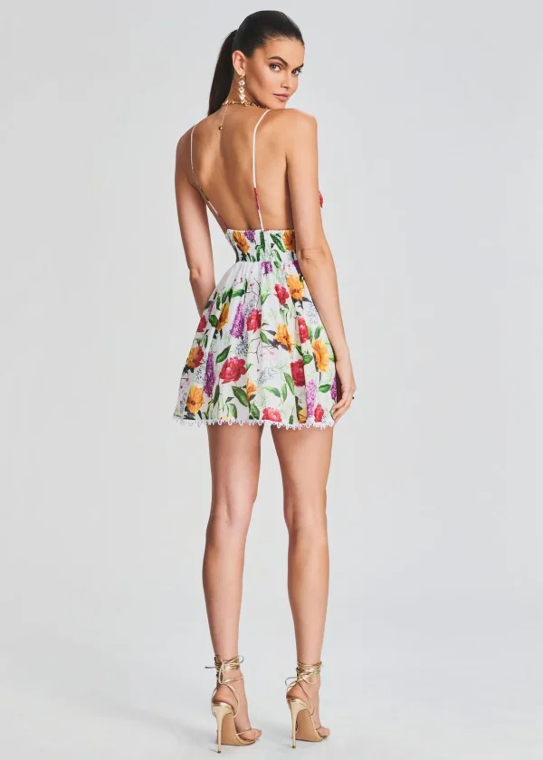 Honeymoon Looks*Retrofete Issya Short Dress White Bonita