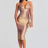 Midi*Retrofete Ivy Dress Purple/Gold