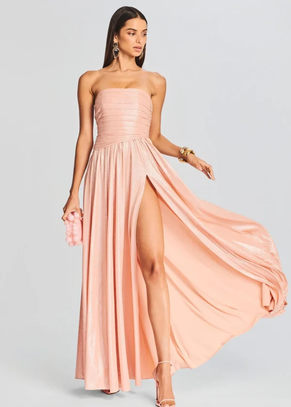Guest Of*Retrofete Jacie Dress Peach