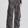 Bottoms*Retrofete Jane Cargo Pant Grey Leopard