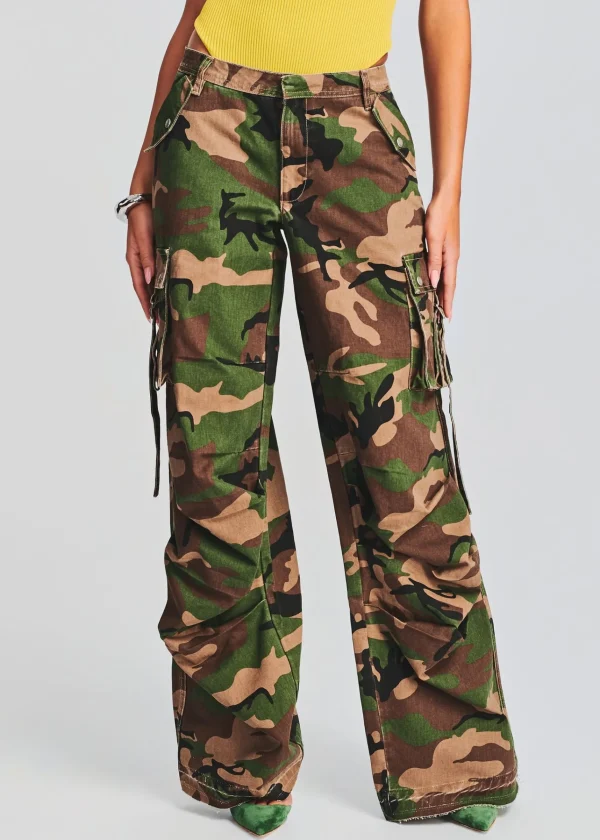 Denim*Retrofete Jane Cargo Pant Washed Camo