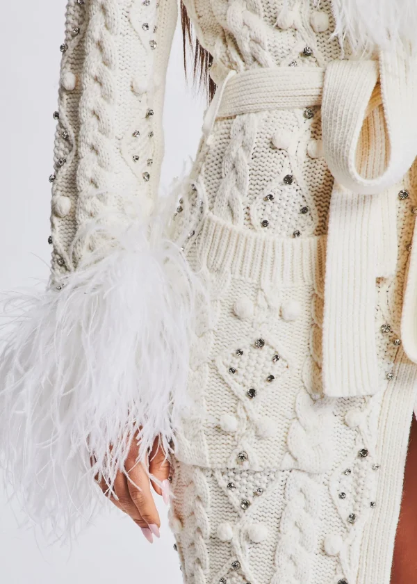 Jackets*Retrofete Jenna Cardigan Ivory