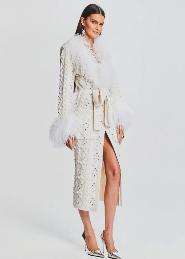 RETROFÊTE*Retrofete Jenna Cardigan Ivory