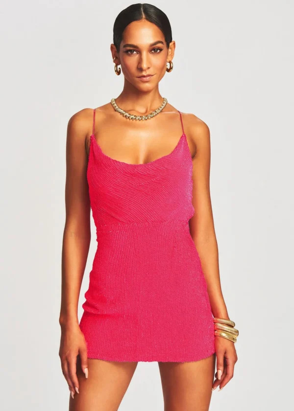Dresses*Retrofete Jill Sequin Dress Ultra Pink