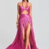 RETROFÊTE*Retrofete Juliana Dress Hot Pink